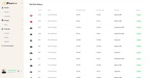 Full printing history in Printerhive
