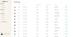 Full printing history in Printerhive